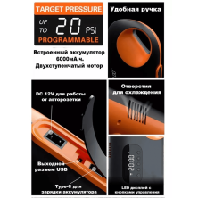 Насос электрический аккумуляторный RLA 8666 battery